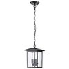 Nuvo Jamesport Outdoor Hanging Lantern 3 Lights Matte Black 60/5933